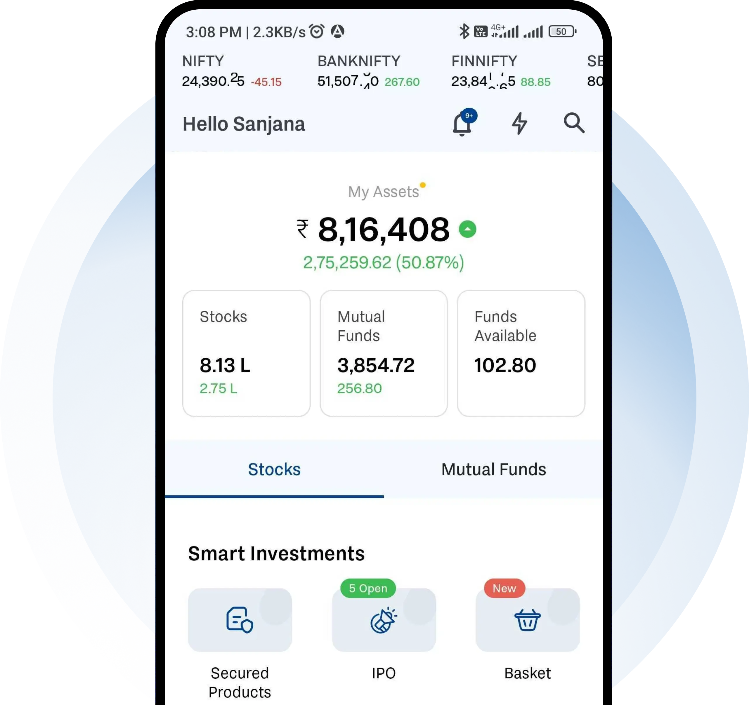 Choice India App for Demat & Trading
